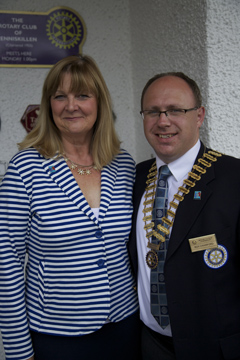 President Roy and Ms Patricia Lindsay