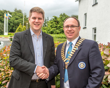 President Roy and Mr Peter Cardwell