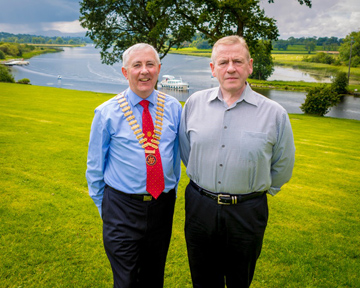 President Ken and Brendan McCann