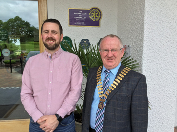 President Kenny with Daniel O'Reilly