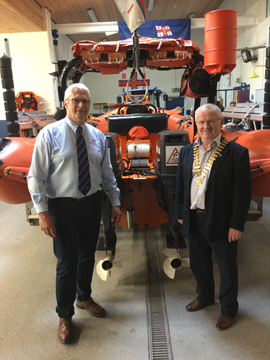  President Kenny with Peter Scott