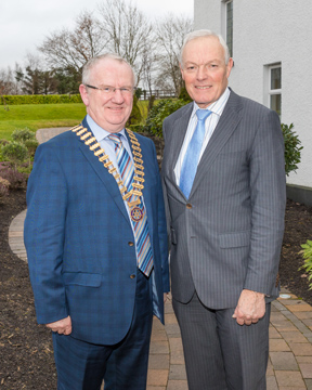  President Kenny with Peter Little