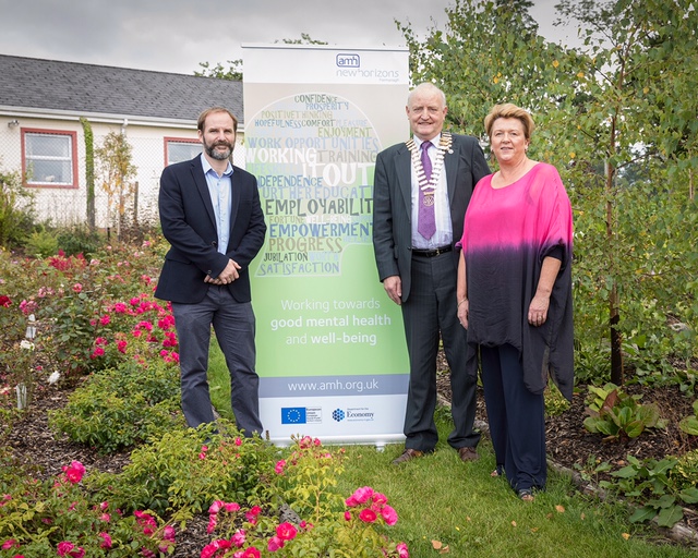 President Henry Robinson at he New Horizon Centre